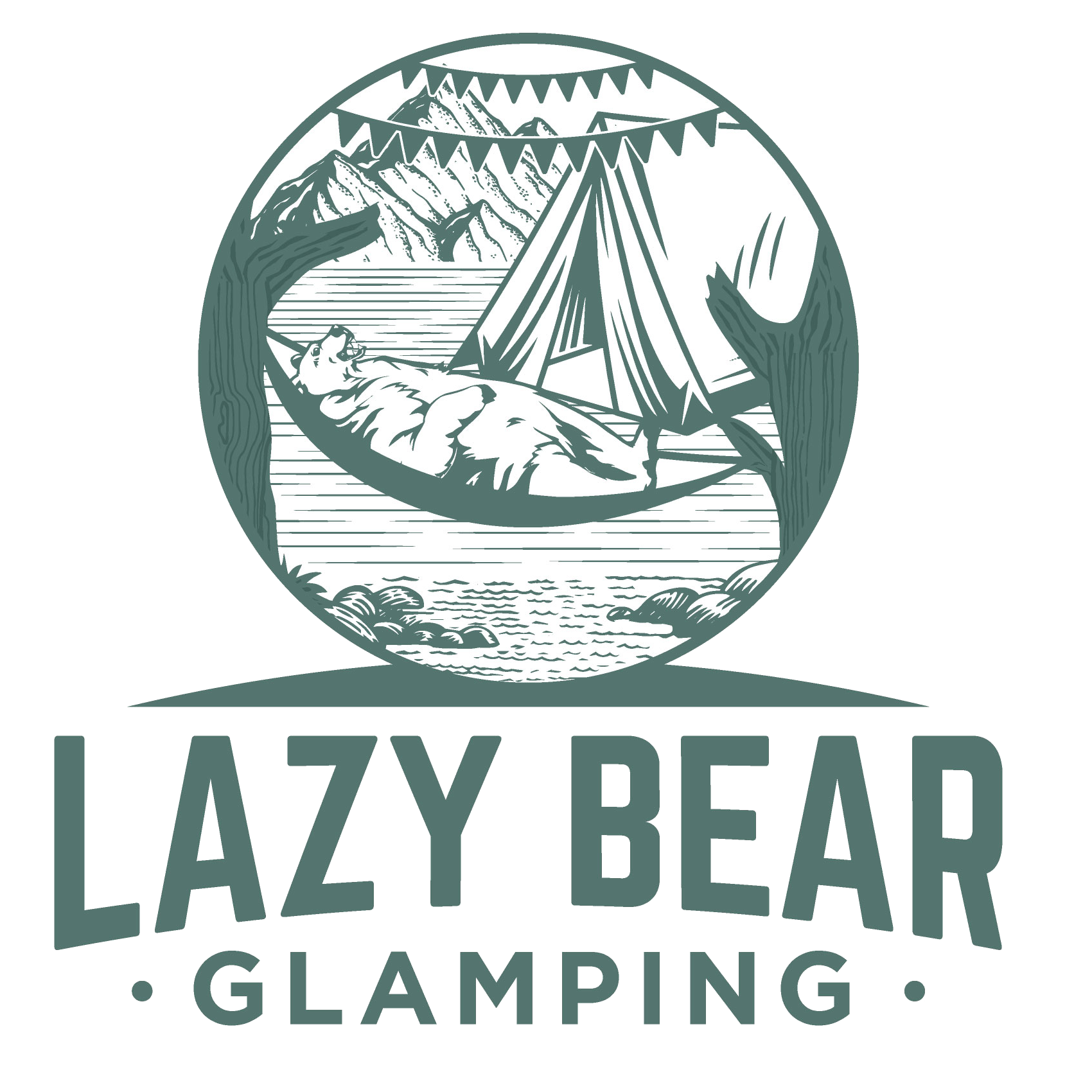 full logo Lazy Bear Glamping